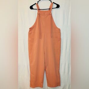 SHEIN Dual Pocket Suspender Jumpsuit